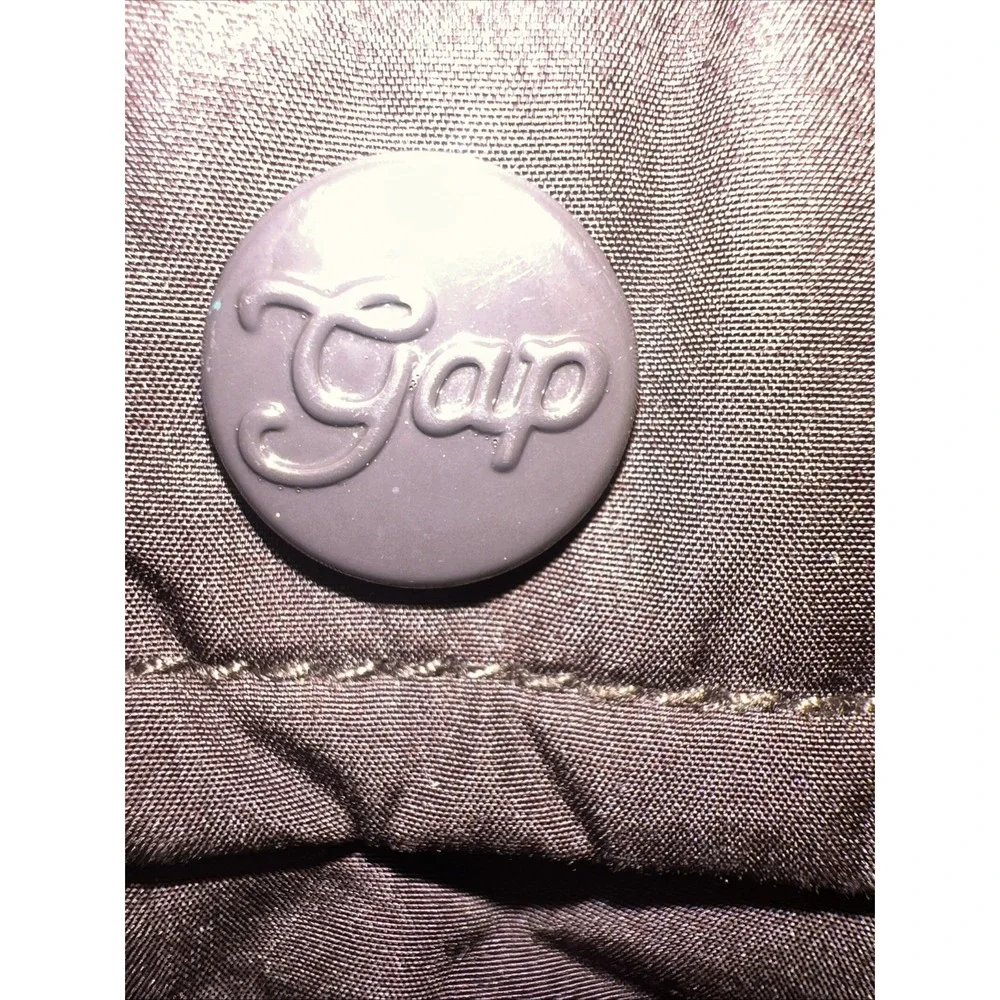 Gap Kids Puffer‎ Jacket Kids Xxl 14-16 Choc Full Zip Pockets Quilted Hanging